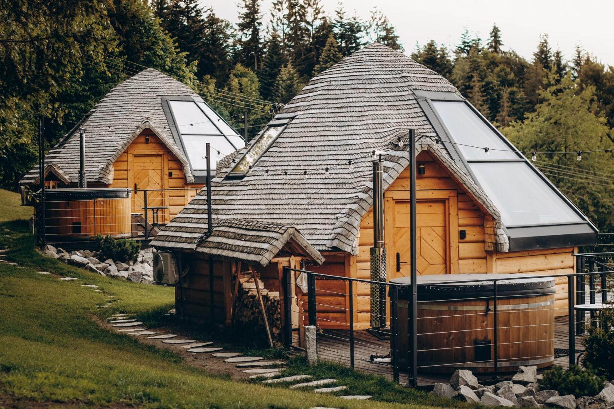 Osada Poli Koniakow - Panoramiczny Domek Nr 1 Z Prywatna Balia I Hydromasazem Buitenkant foto